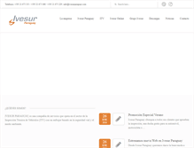 Tablet Screenshot of ivesurparaguay.com